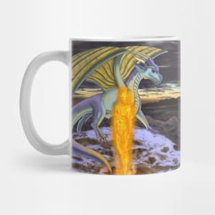 Fire Element and Dragon Mug